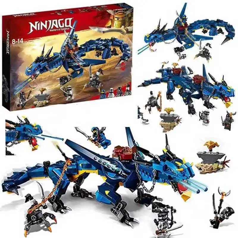 Other Ninjago Masters of Spinjitzu Stormbringer Dragon Plastic Building Block Set