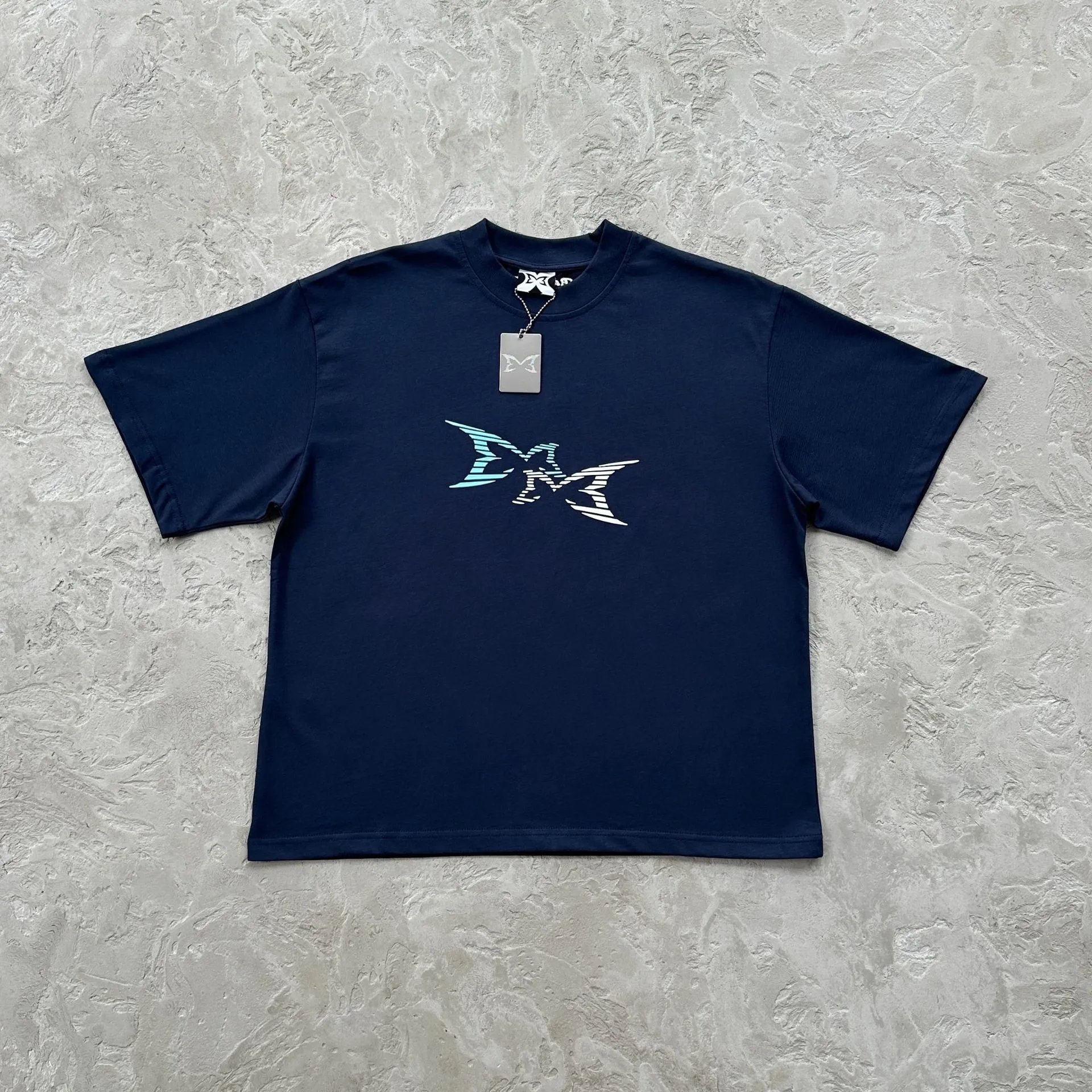 mertra T-shirt Graphic Logo Navy