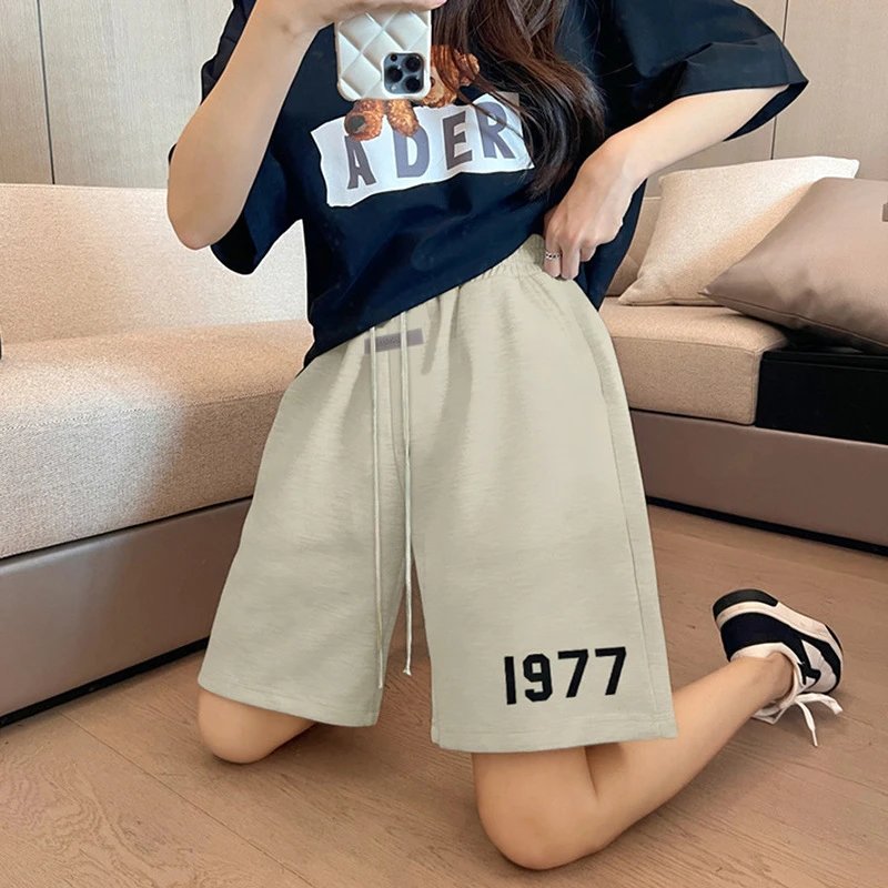 Fear of God Essentials 1977 Sweat Shorts Wheat