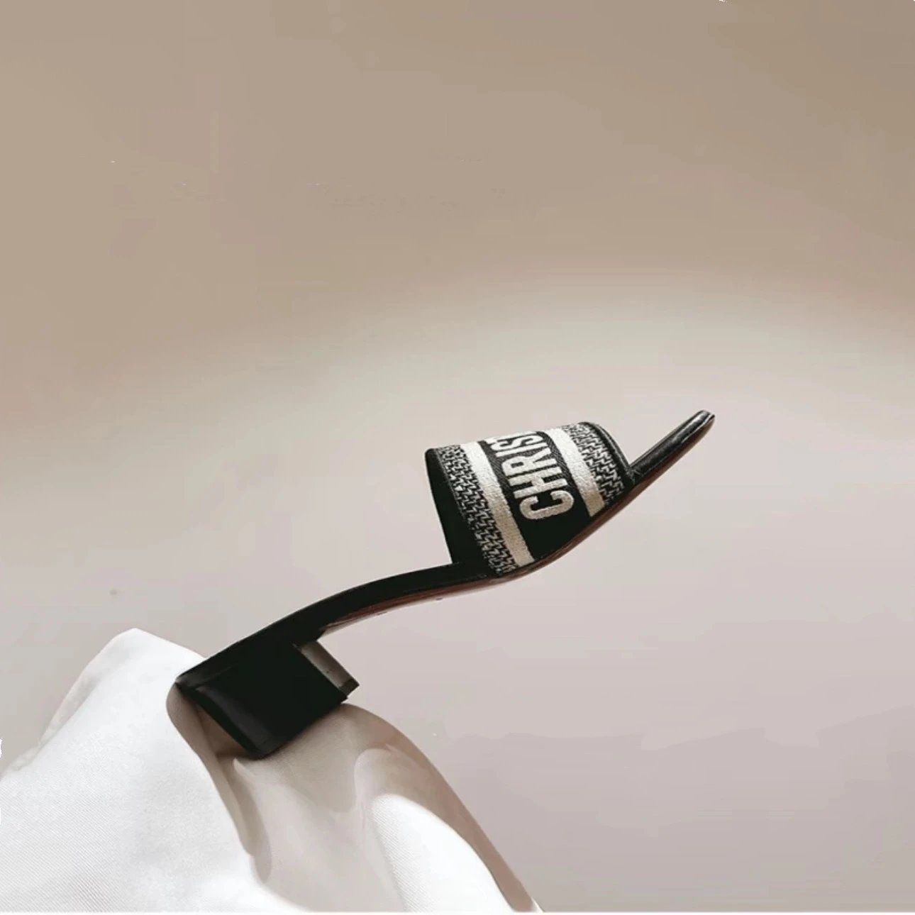 Dior Sandals Logo Strap Slide image 2