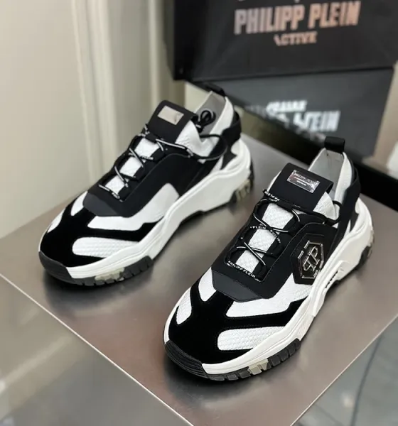 Philipp Plein PP Hexagon Chunky Sneakers White - 11