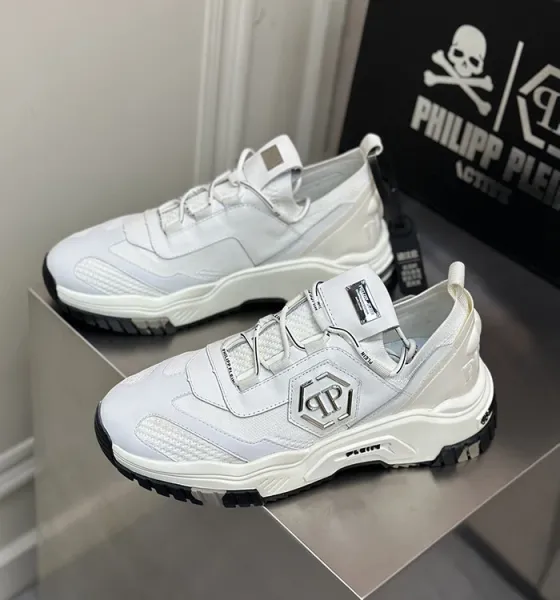 Philipp Plein PP Hexagon Chunky Sneakers White - 2