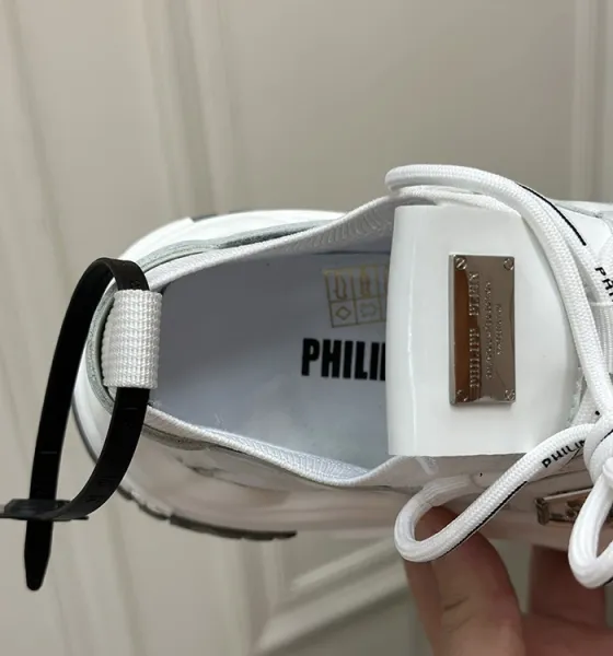 Philipp Plein PP Hexagon Chunky Sneakers White - 16