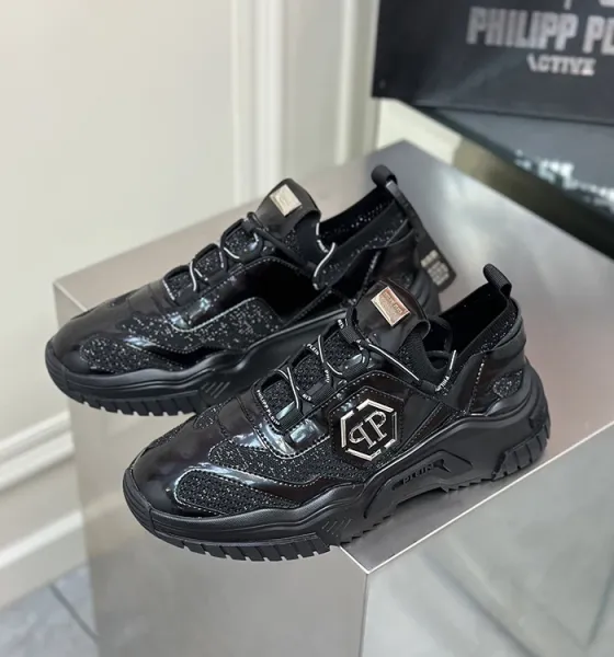 Philipp Plein PP Hexagon Chunky Sneakers White - 23