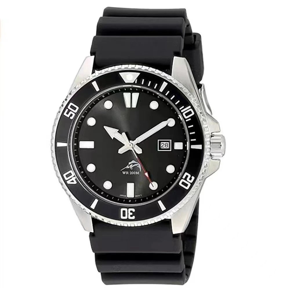 Casio Dive Watch Black and Gold Quartz Watch Watches - 2