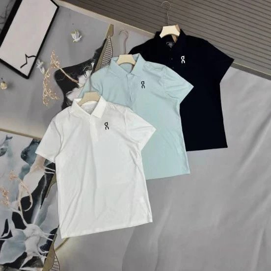 OnEWLL短袖t恤男夏季Polo衫速干户外运动训练健身衣 - 133851