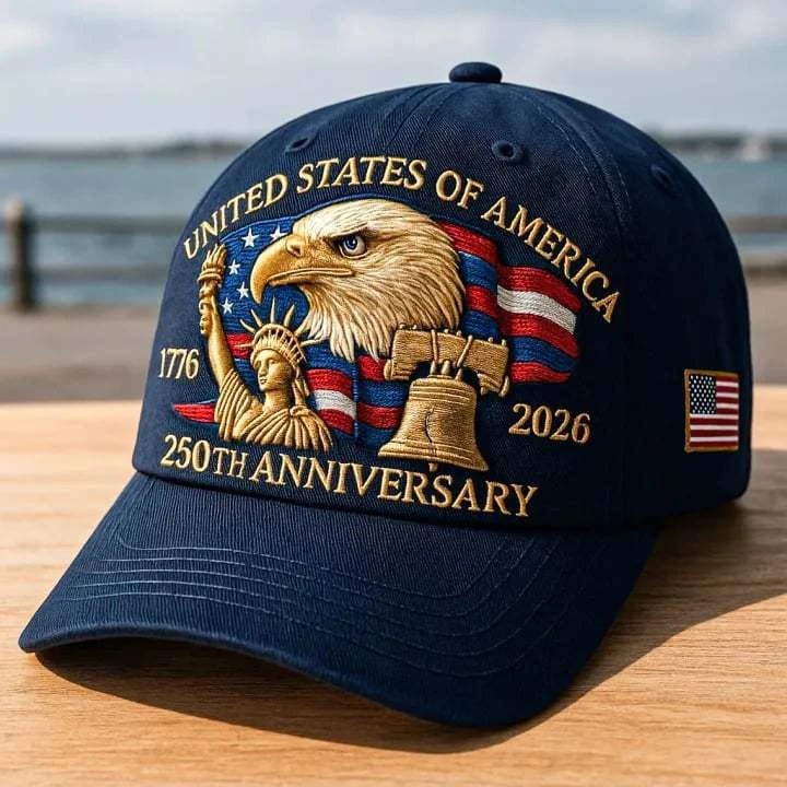 2025新款印花棒球帽3D立体烫画Logo美国250周年纪念帽现货 - 131563