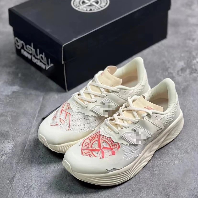 NBx石头岛联名V2量跑步鞋碳板透气休闲时尚通勤运动鞋男 - 133869