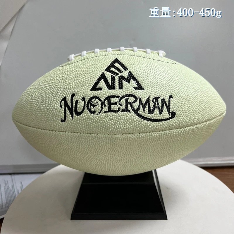 PU反光橄榄球美式足球正品成人9号刻字定 制生日礼物训练比赛球 - 131693