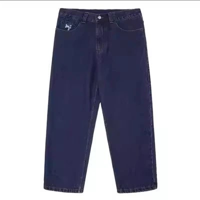 Polar Skate Co. Polar Skate Co. Deep Blue Jeans with Small Elephant Design Navy