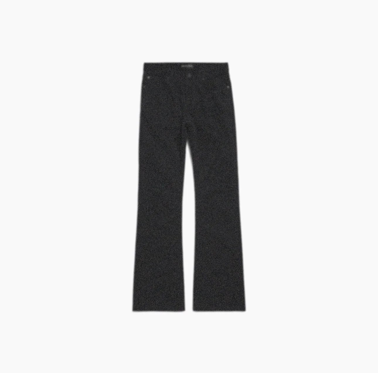 718 Manufacture 24 Flared Jeans Black Washed Slim Flare Denim Pants [Japanese Fabric]