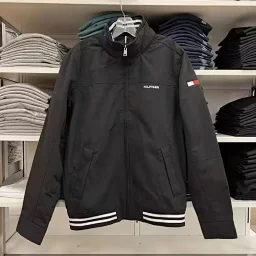 thumbnail for 2025款春秋季立领夹克男士韩版简约风秋休闲外套男款上衣