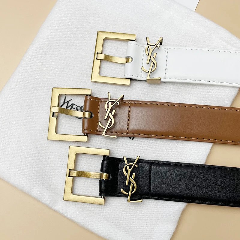Classic women's belt, casual and versatile, women's thin belt, fashionable and personalized matching pants, skirt, belt