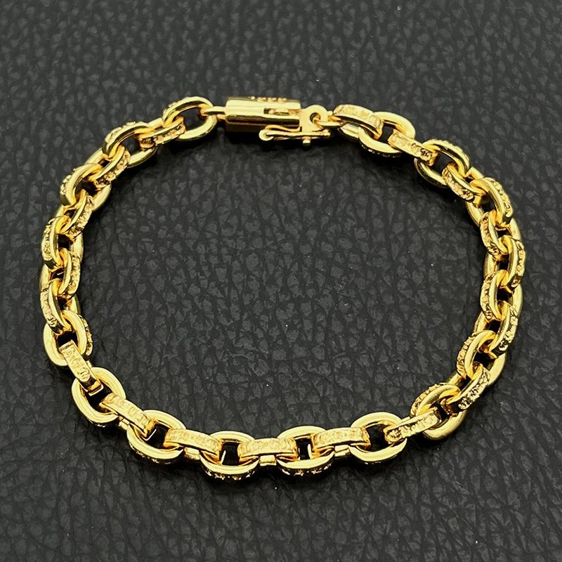Thin Gold Letter Bracelet