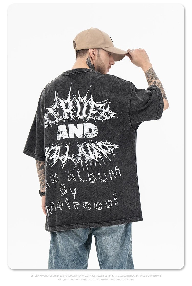 Versace x Villain Fire Silhouette T-Shirt Black - 11