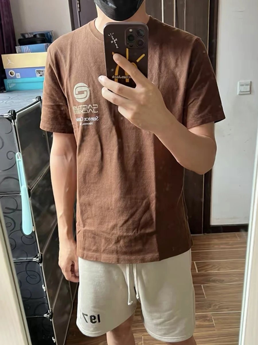 Travis Scott x fragment design Cactus Jack 2021 Collaboration T-Shirt White - 43