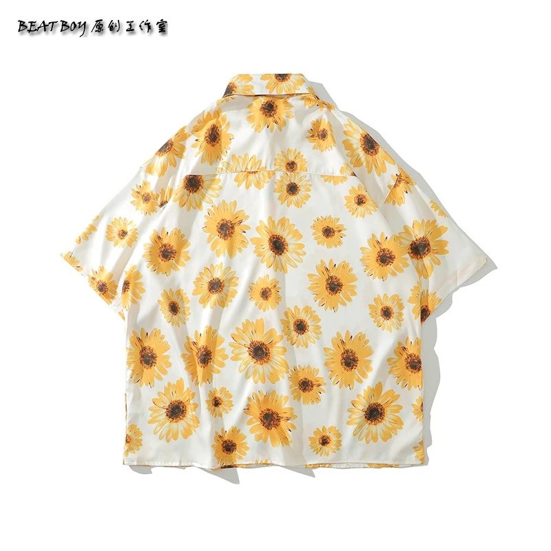 Design BEATBOY Abstract Print Short-Sleeve Shirt Multicolor Shirt - 26