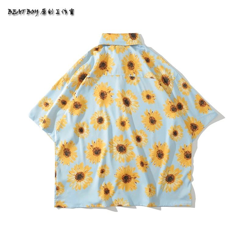 Design BEATBOY Abstract Print Short-Sleeve Shirt Multicolor Shirt - 28