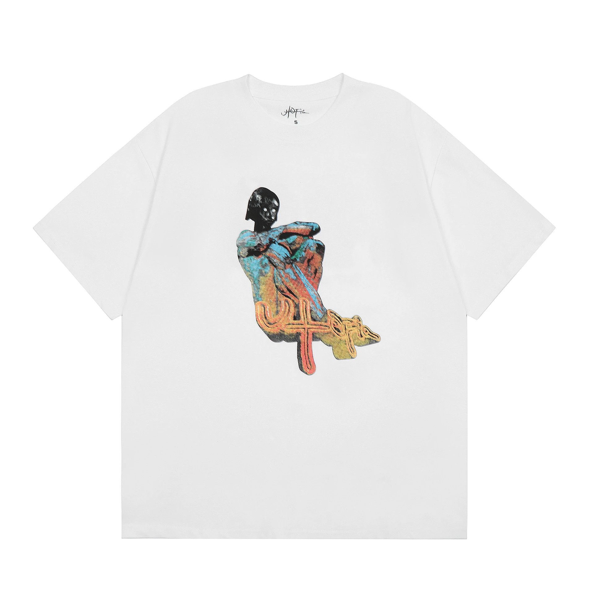 Travis Scott x fragment design Cactus Jack 2021 Collaboration T-Shirt White - 4