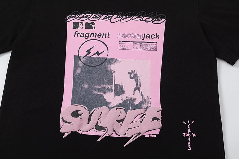 Travis Scott x fragment design Cactus Jack 2021 Collaboration T-Shirt White - 18