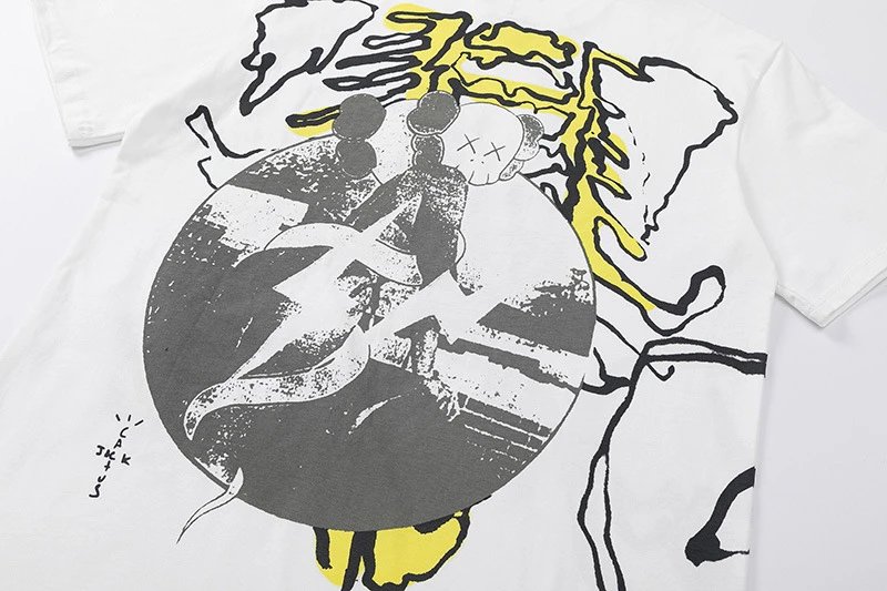 Travis Scott x fragment design Cactus Jack 2021 Collaboration T-Shirt White - 17