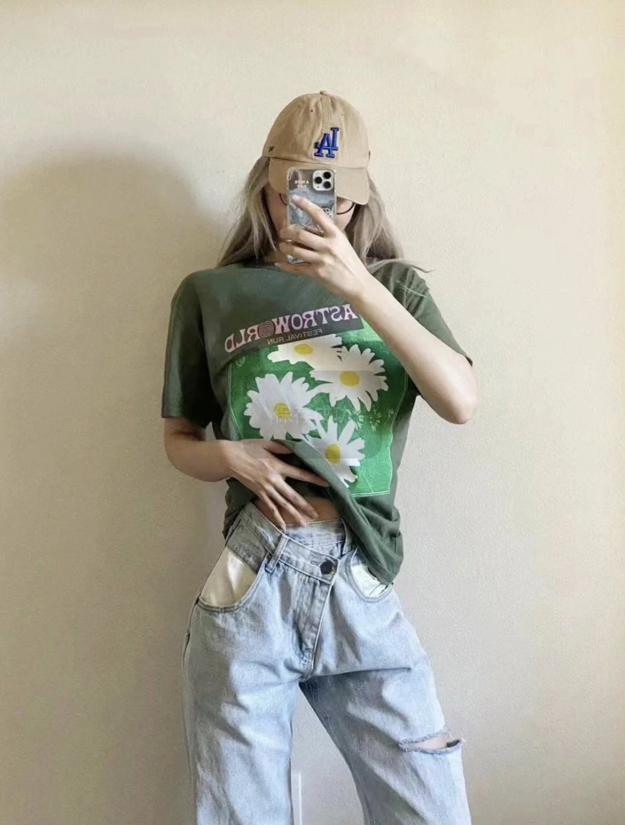 Travis Scott x fragment design Cactus Jack 2021 Collaboration T-Shirt White - 39