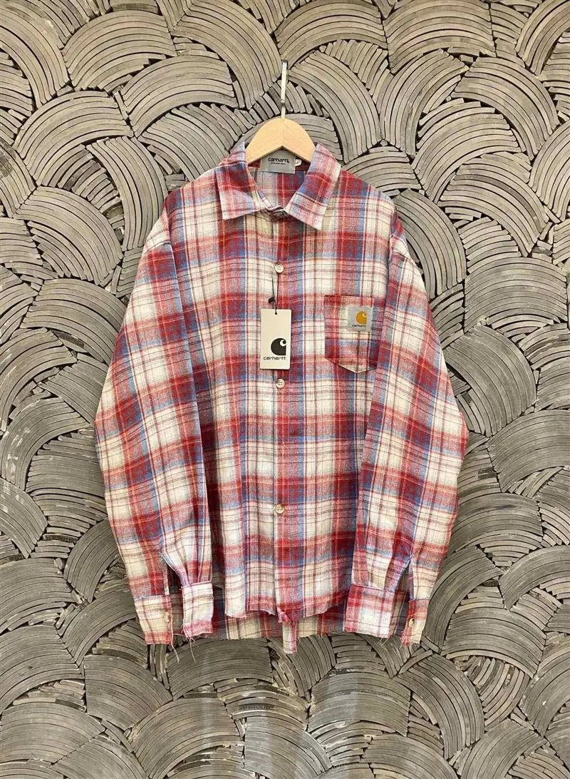 Carhartt Work In Progress Carhartt WIP Plaid Shirt Red Blue White Shirt - 4