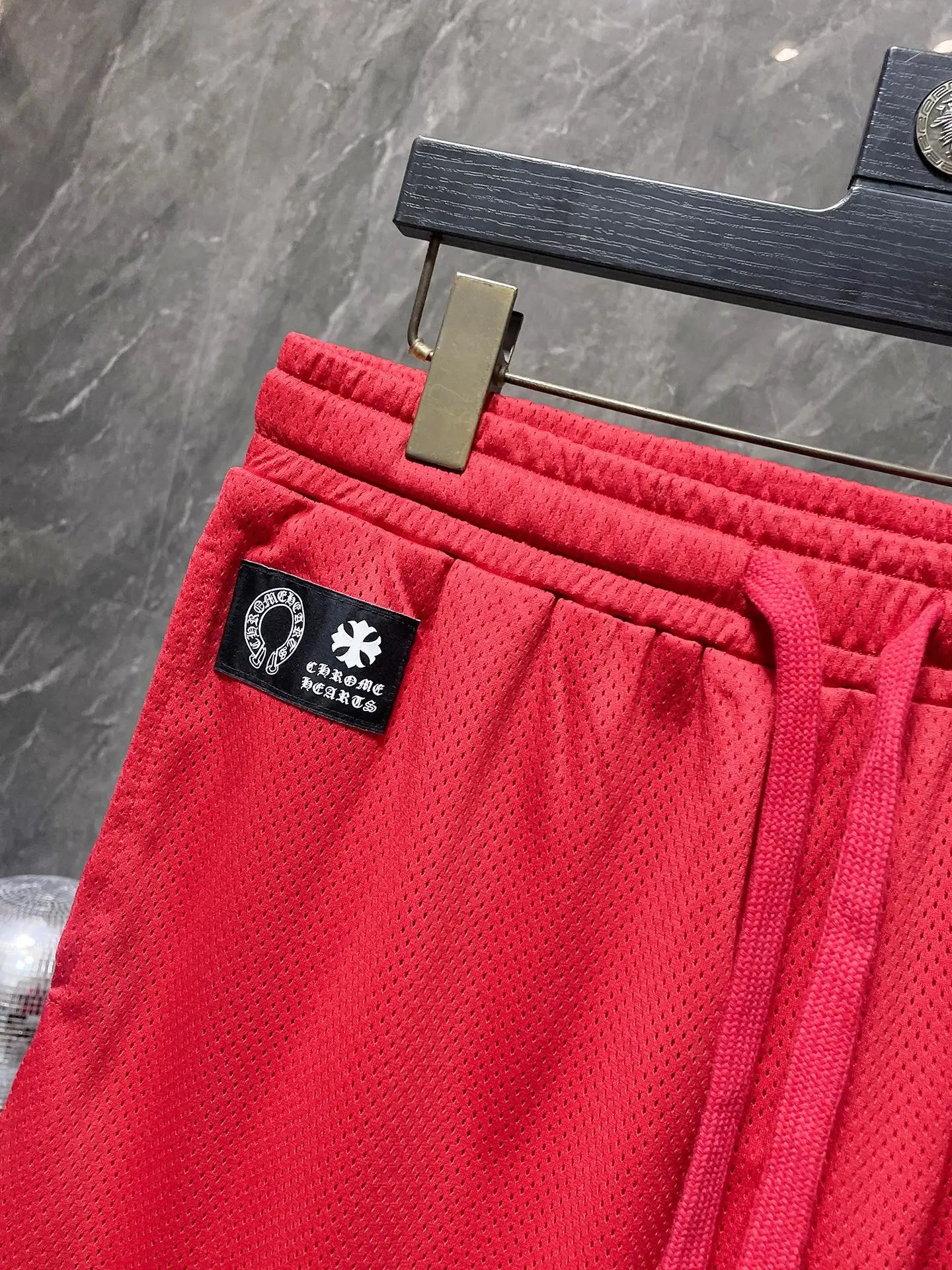 Chrome Hearts Cross Embroidered Black Sweat Shorts - 31