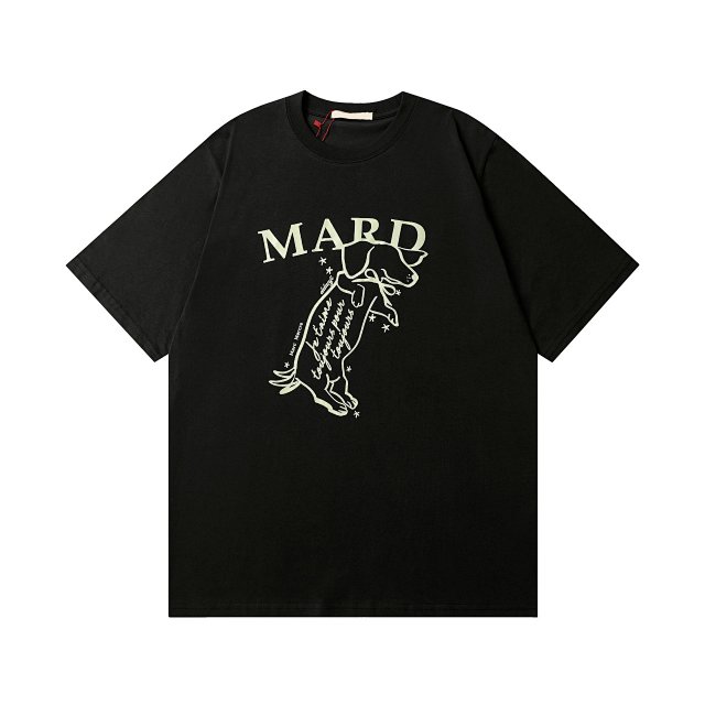 Mardi Mercredi Daisy Embroidered White Cotton Unisex T-Shirt