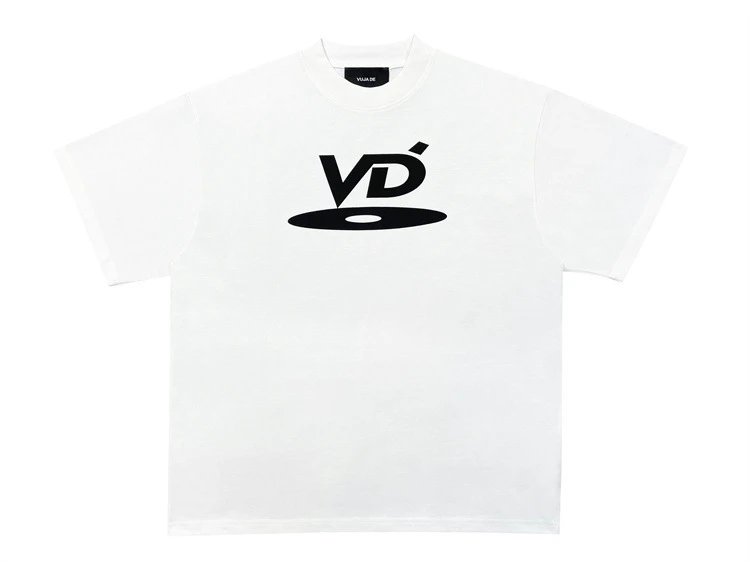 Design VD Vinyl Disc White T-Shirt T-Shirts - 6