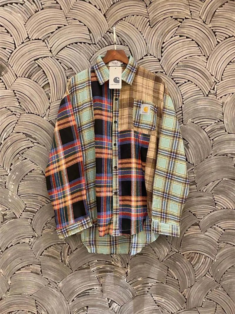 Carhartt Work In Progress Carhartt WIP Plaid Shirt Red Blue White Shirt - 5
