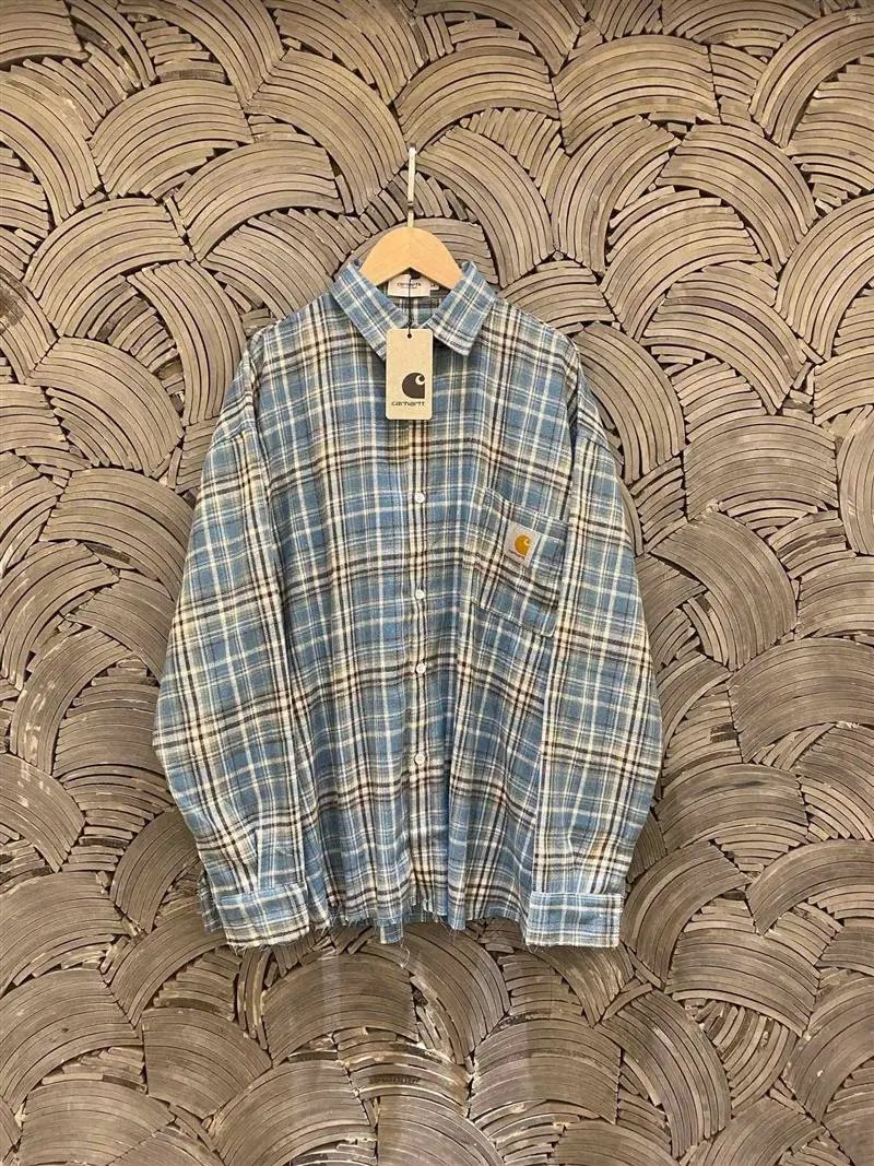 Carhartt Work In Progress Carhartt WIP Plaid Shirt Red Blue White Shirt - 6