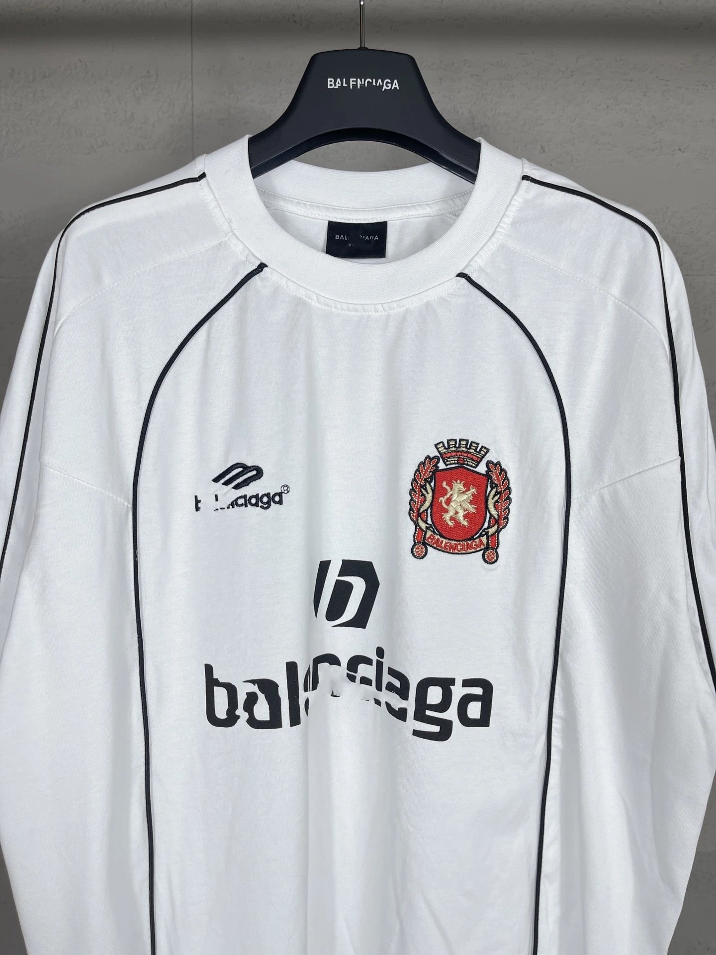 Balenciaga x Macron Football Jersey Black T-Shirt - 10