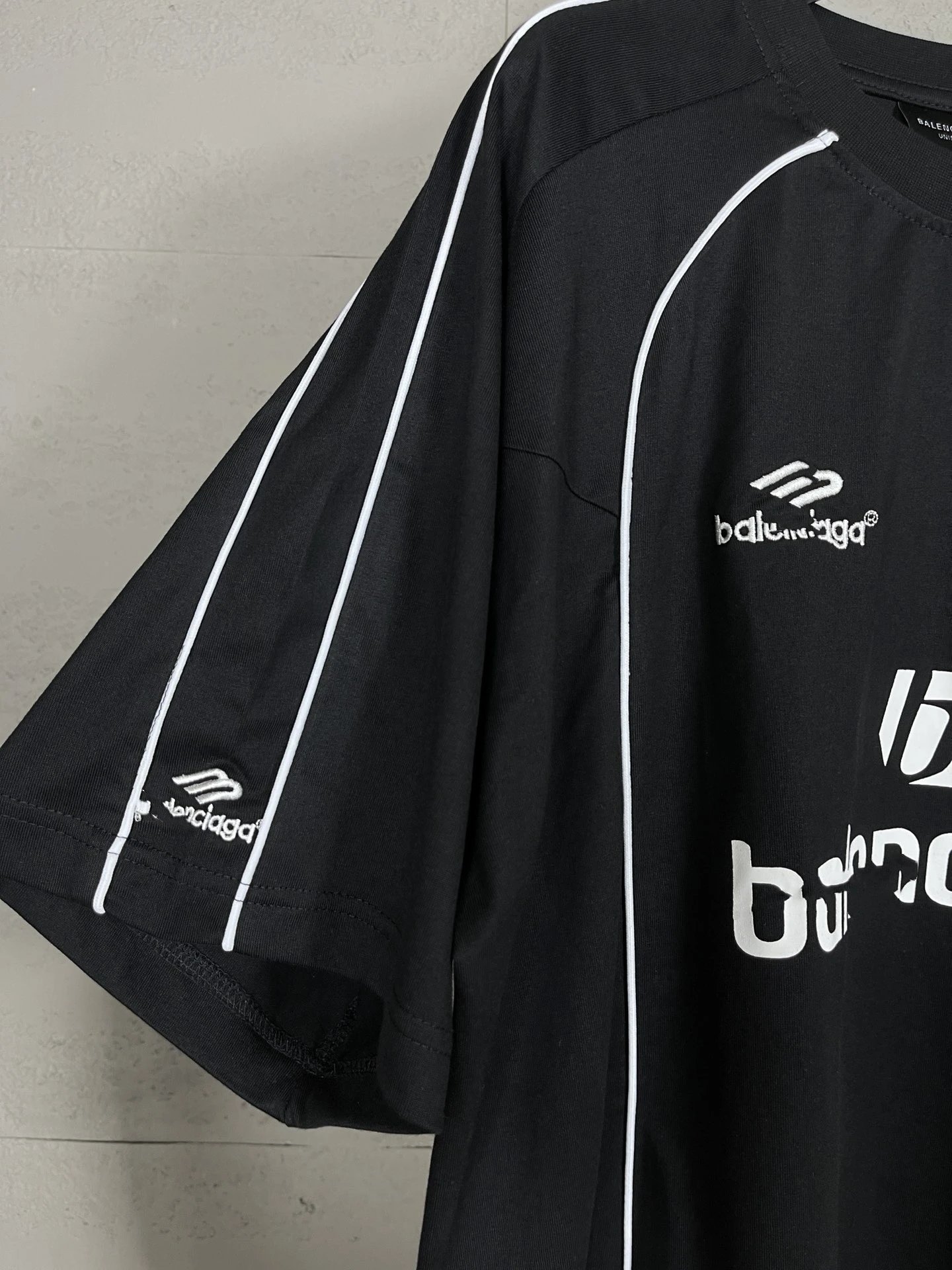 Balenciaga x Macron Football Jersey Black T-Shirt - 6