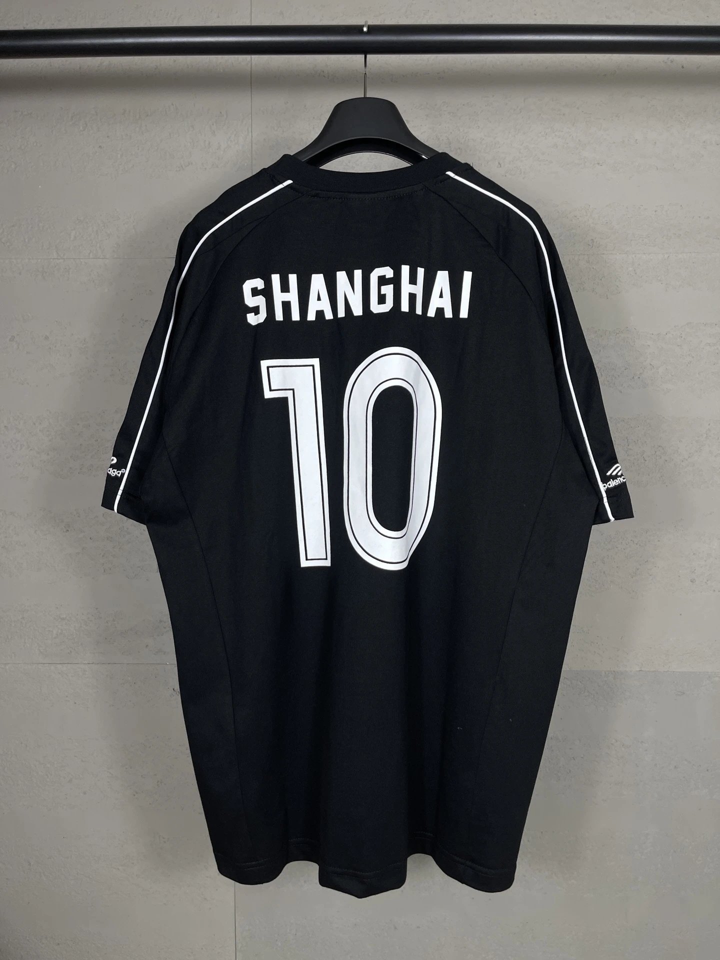 Balenciaga x Macron Football Jersey Black T-Shirt - 5