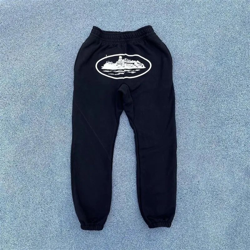 5709/White Print Black/Pants