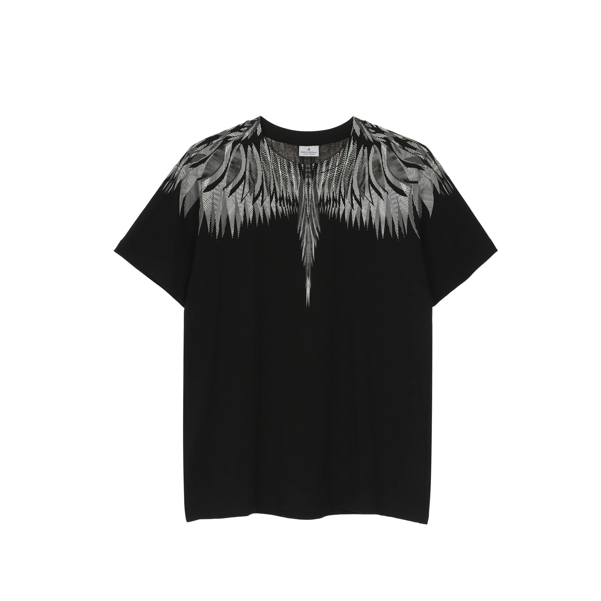 black gray print