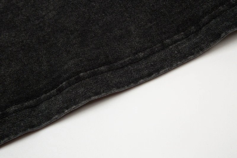 Gallery Dept I Am Sad I Miss My Friends Black Acid Wash T-Shirt - 66