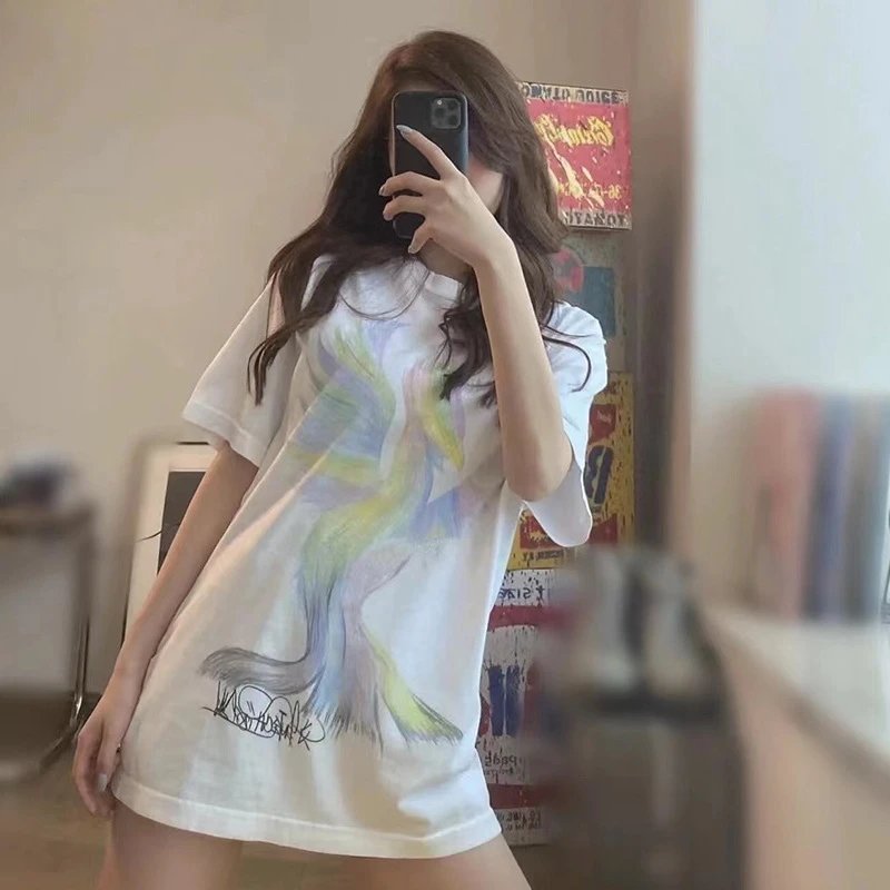 Gallery Dept I Am Sad I Miss My Friends Black Acid Wash T-Shirt - 55