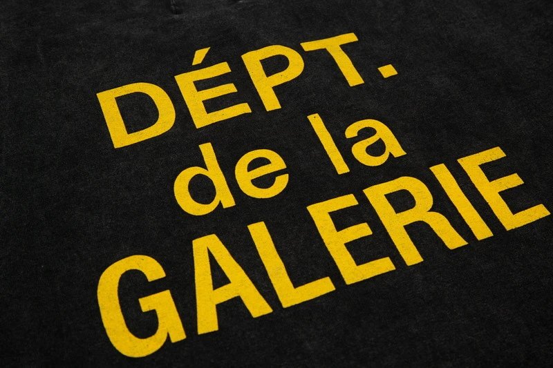 Gallery Dept I Am Sad I Miss My Friends Black Acid Wash T-Shirt - 61