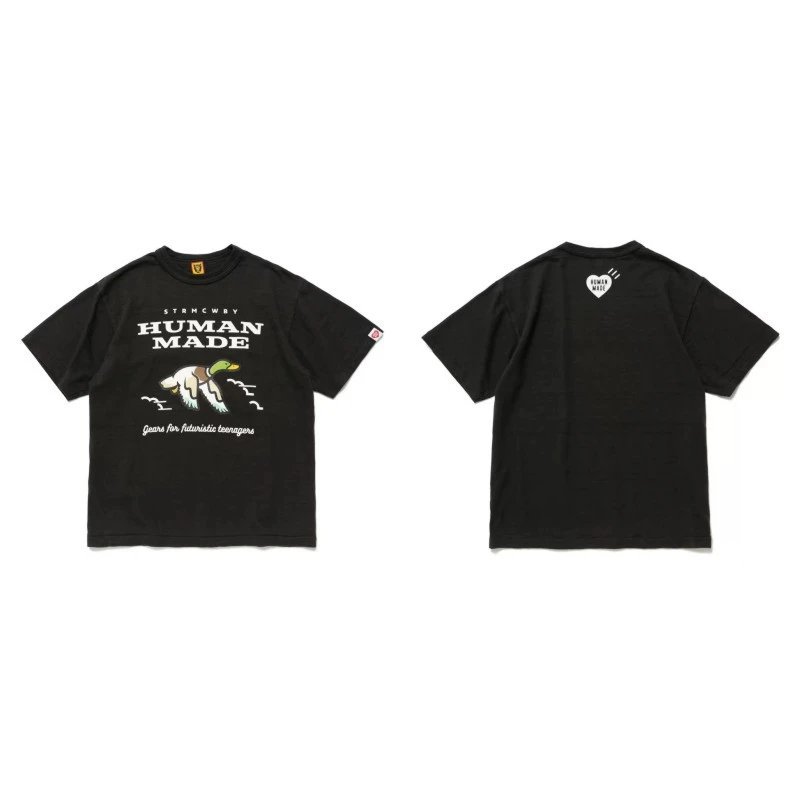 Human Made Turtle Graphic Black T-Shirt - 20