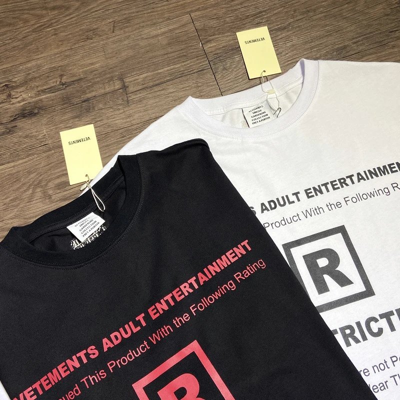 Vetements Adult Entertainment Restricted Rating T-Shirt White - 22