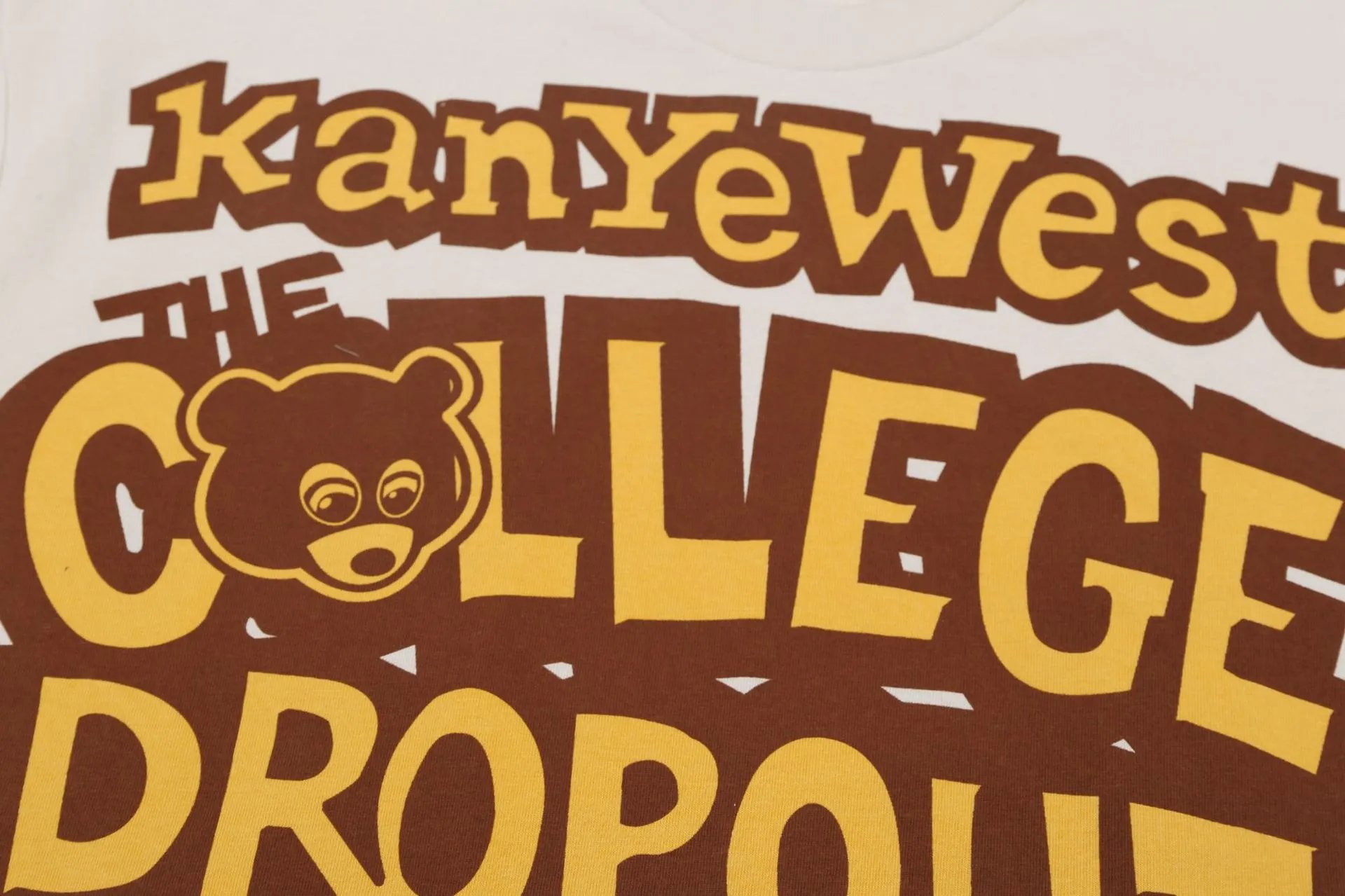 Design Kanye West The College Dropout Graphic Beige T-Shirt T-Shirts - 11
