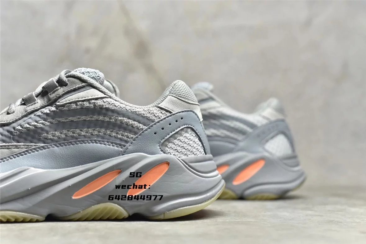 Adidas Yeezy Boost 700 MNVN Blue Orange Sneakers Chunky Sneakers - 9