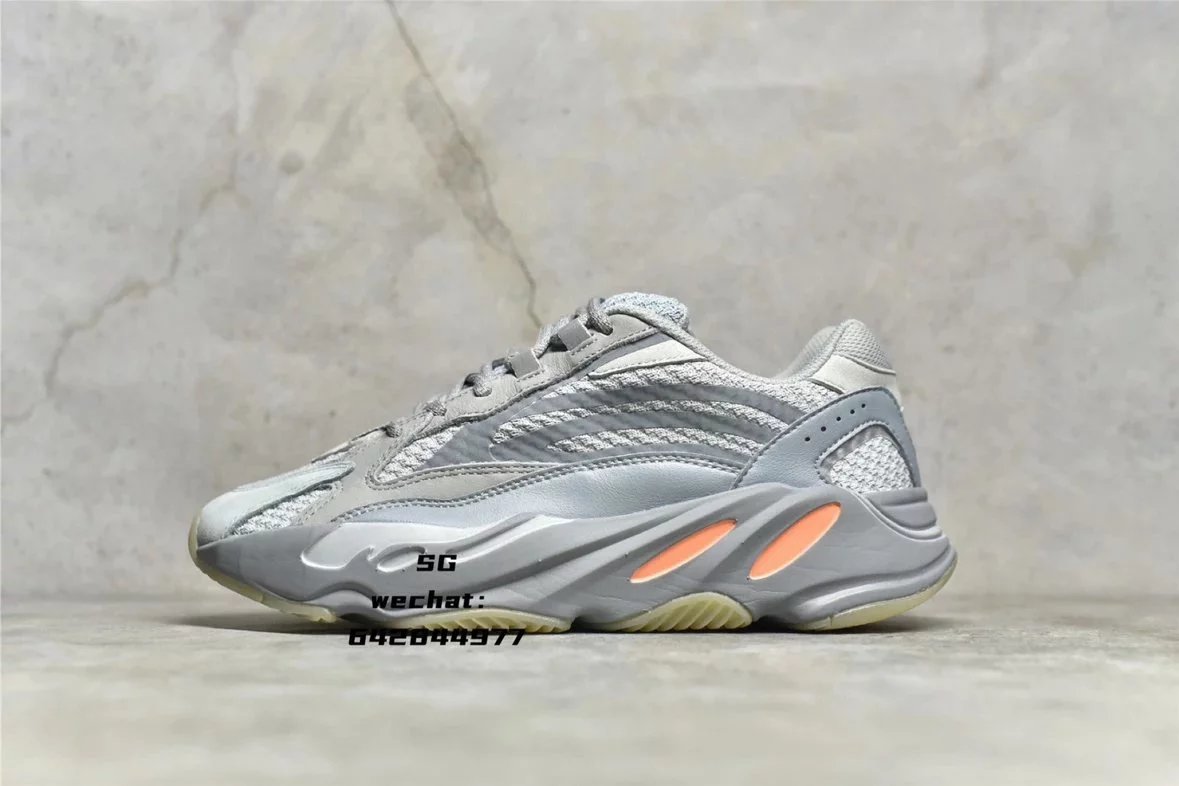Adidas Yeezy Boost 700 MNVN Blue Orange Sneakers Chunky Sneakers - 3