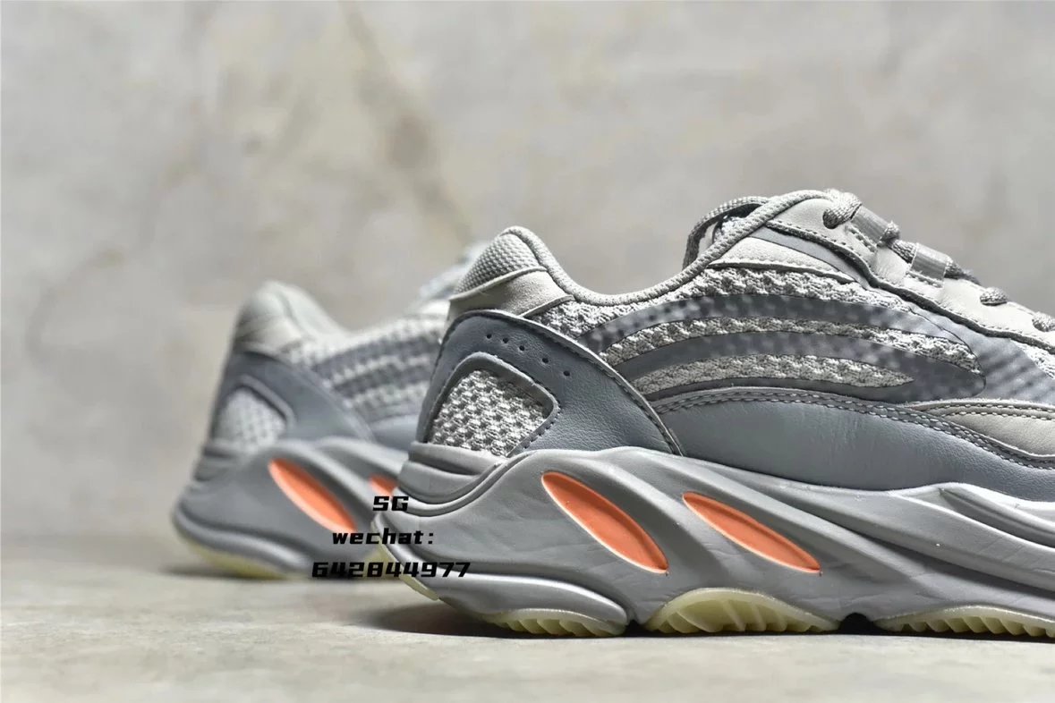 Adidas Yeezy Boost 700 MNVN Blue Orange Sneakers Chunky Sneakers - 11