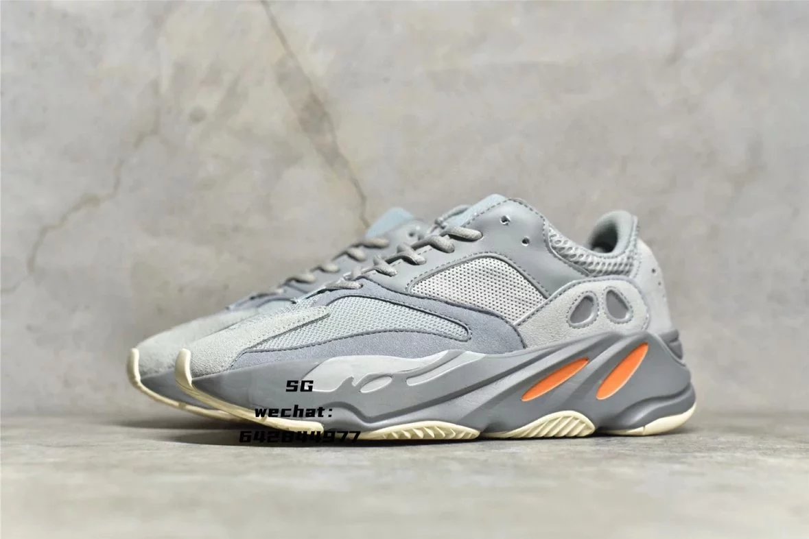 Adidas Yeezy Boost 700 MNVN Blue Orange Sneakers Chunky Sneakers - 86