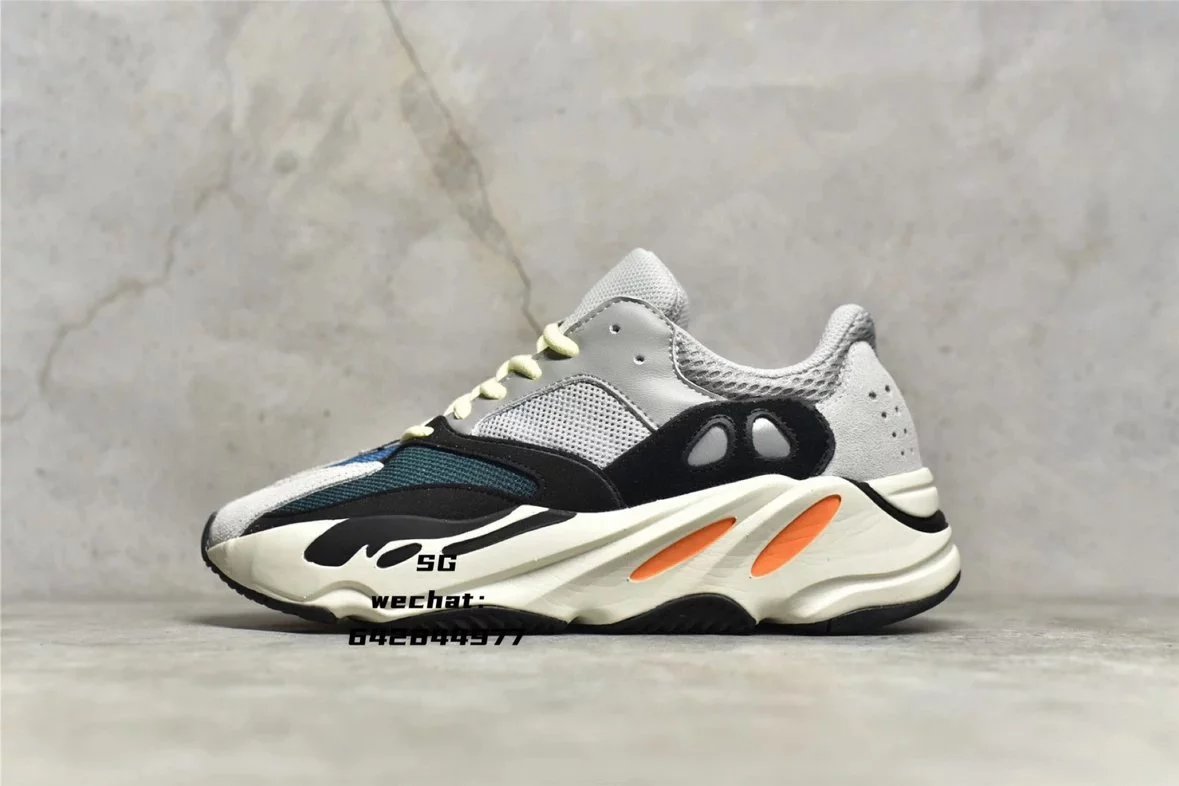 Adidas Yeezy Boost 700 MNVN Blue Orange Sneakers Chunky Sneakers - 58