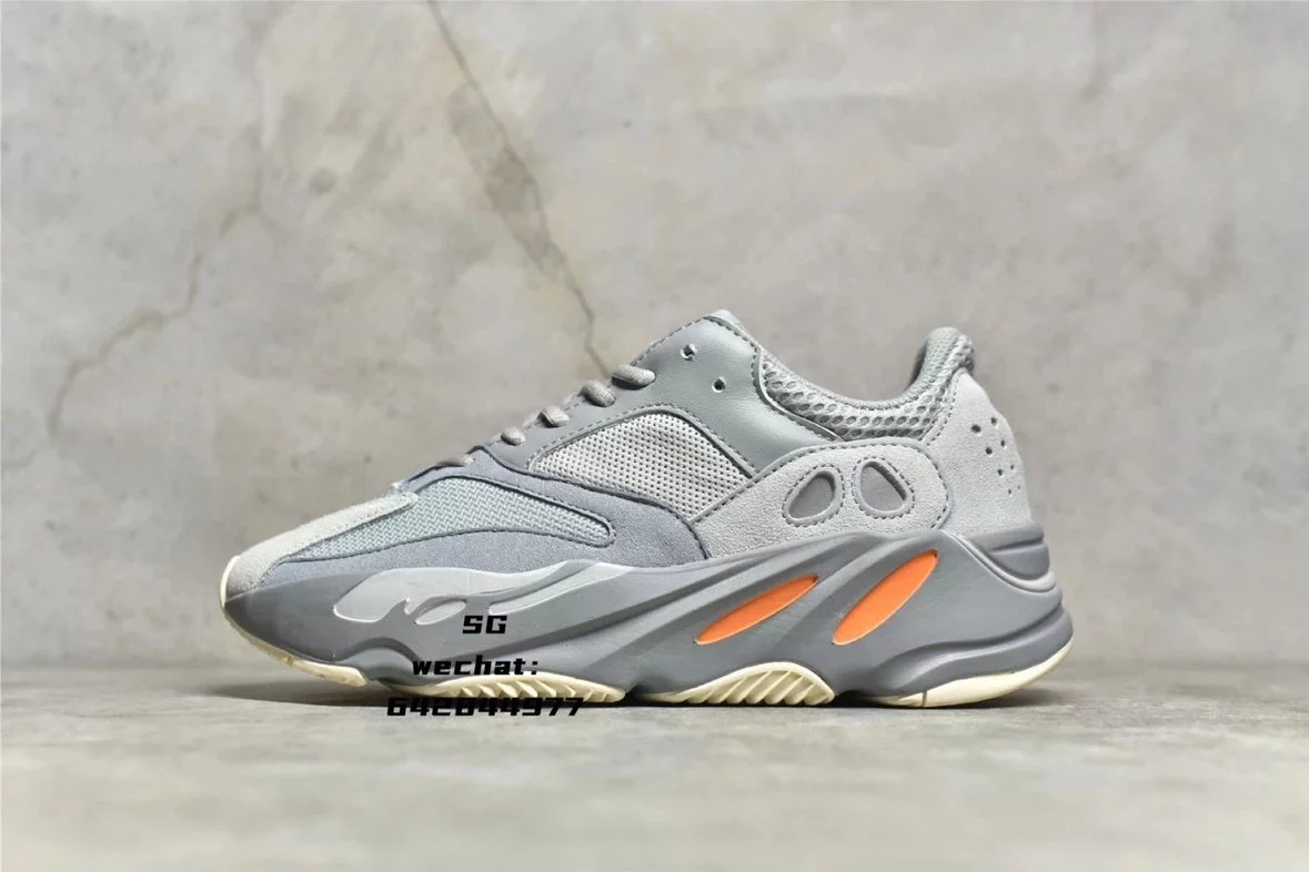 Adidas Yeezy Boost 700 MNVN Blue Orange Sneakers Chunky Sneakers - 85