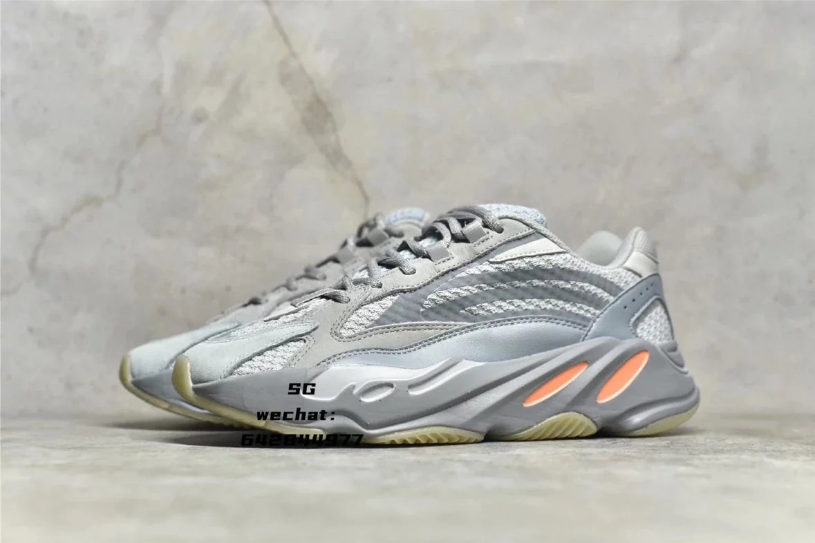 Adidas Yeezy Boost 700 MNVN Blue Orange Sneakers Chunky Sneakers - 4